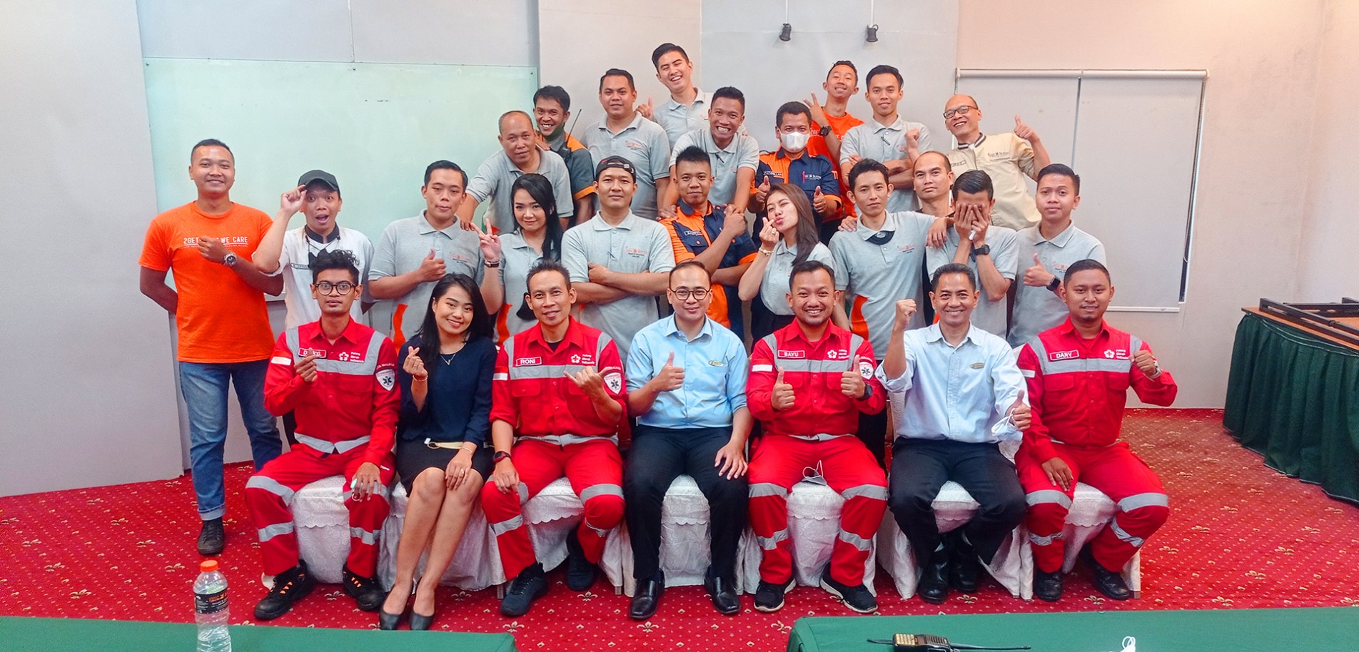 first aid pelatihan diklat PMI PMR KSR relawan meranti korps Red Cross Indonesia website